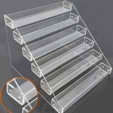 2-6 Tier Display Shelf Acrylic Showcase Action Figure Toys Cosmetics Holder Tool