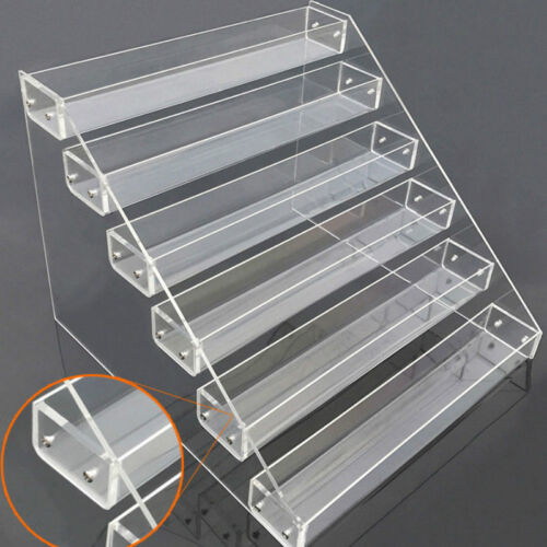 Clear Acrylic 2-6 Tier Display Shelf Showcase for Action Figure Bauble Cosmetics - Picture 2 of 5