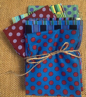 Lot Of 5 Kaffe Fassett For Rowan Fabric (2 Yds) OOP Spot Shirt Stripes