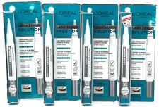 (4) Loreal Lash Serum Solution New In Packaging 0.05 fl oz Each Eyelash Serum