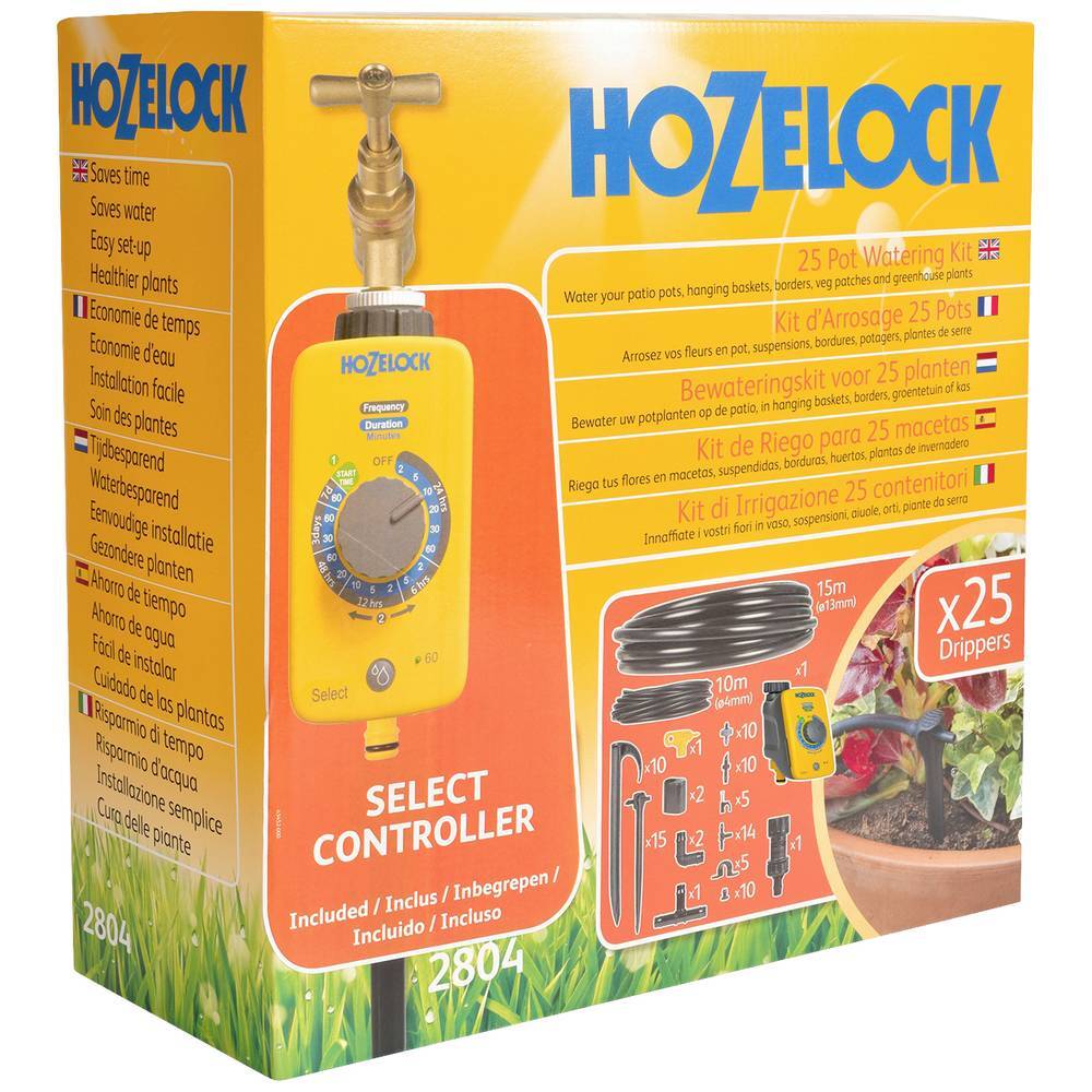 Hozelock Kit di irrigazione a goccia Raccordo a innesto Lunghezza del tubo