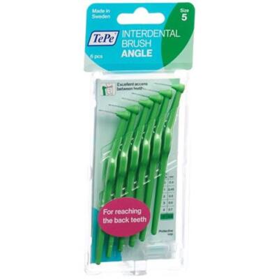 TePe Angle Interdental Brush 0.8mm green 6 pcs