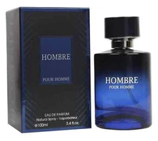 HOMBRE Pour Homme Men's Cologne 3.4 Oz Eau De Parfum Spray by Fragrance Couture