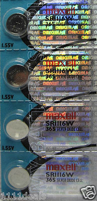365 Watch and Calculator Batteries Maxell x 4