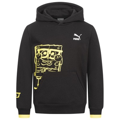 PUMA x SPONGEBOB Kinder Freizeit Hoodie schwarz neu