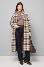 Wallis Brown Coat Womens Workwear Jackets & Coats