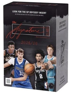 2025-26 Topps Signature Class Basketball Blaster / Value Box - In Hand!