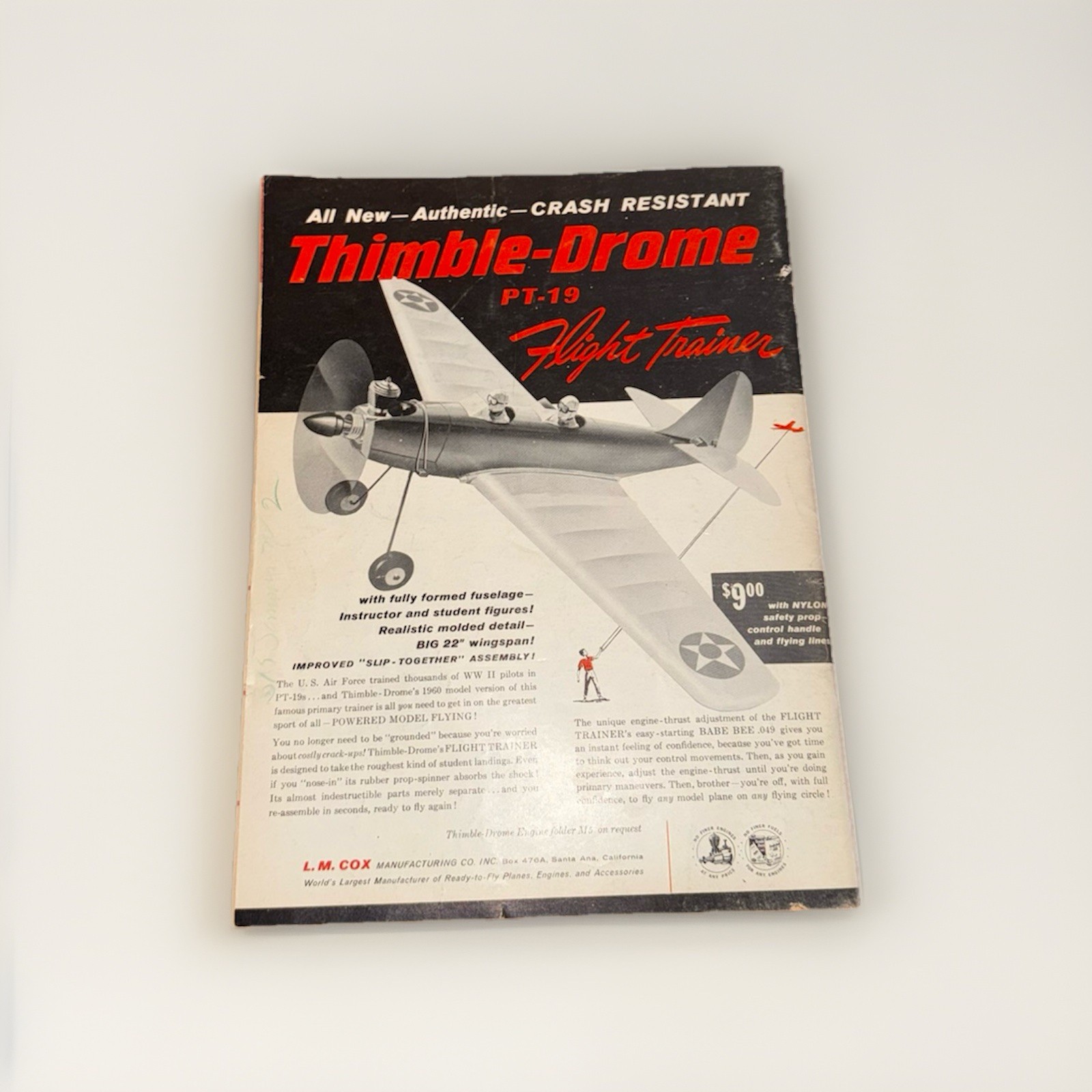 Model Airplane News Magazines 1959 & 1960 Vintage Model Aircraft 