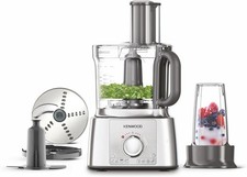 Kenwood 2 in 1 Food Processor Multi Pro Express 3L, 1000W, Silver (FDP65.180SI)