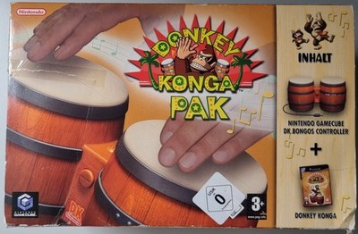 Nintendo Game Cube Donkey Konga Pak - Neu in Originalverpackung