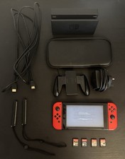 Nintendo Switch Console Bundle + 4 Games! Including Zelda Tears of the Kingdom