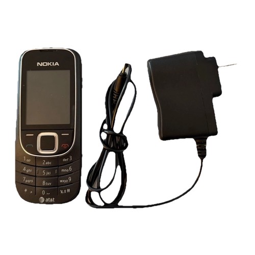 Nokia 2320c-2b Vintage Cell Phone Black (Tested Good) Charger ...