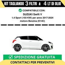 Tagliando per SUZUKI Swift V 1.4 Sport 103 kw Benzina 2017-2024 - 4 Lt di oli...