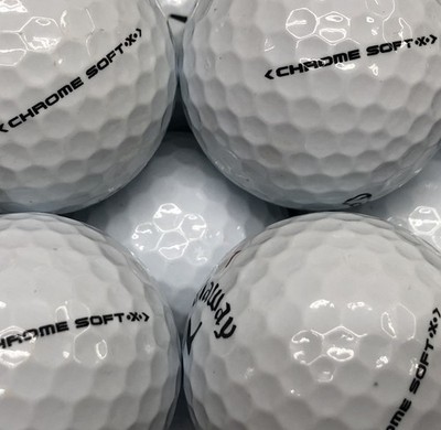 50 CALLAWAY GOLFBÄLLE/LAKEBALLS CHROME SOFT X AAA
