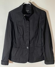 Talbots Women s Black Blazer Size 12 Classic Tailored Jacket Excellent