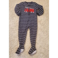 Carter's One Piece Pajamas Size 2T Fire Truck