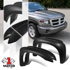 OE Style Fender Flares Wheel Cover Protector for 05-11 Dodge Dakota Crew Cab