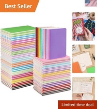 Small Lined Notepads Bulk 120 Pack Mini Journal Pocket Notebooks Set Colorful...
