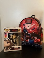 RARE Eddie Munson Loungefly and Funko Pop BUNDLE!!