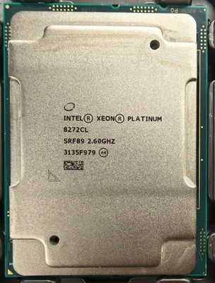 Intel Xeon Platinum 8272cl CPU processor srf89 26-core 2.60ghz 35.75mb lga-3647