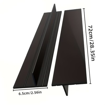 Upgraded User Friendly 2PCS Silicone Gap Sealing Strip for Kitchen Bathroom Home