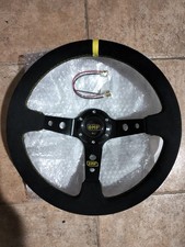 VOLANTE A CALICE SPORTIVO UNIVERSALE IN PELLE SCAMOSCIATA 350MM CORSA RALLY SIM