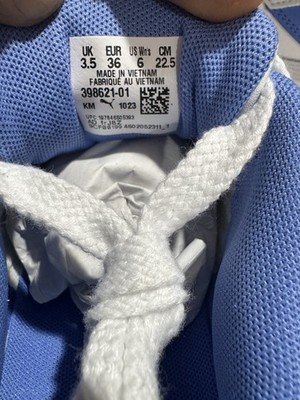 PUMA CA Pro Classic new york in White/Hyperlink Blue Very Comfy woman s size 6 