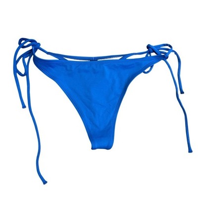 New Frederick's of Hollywood Caprera Women's 3X Blue Bikini Bottoms Swimwear