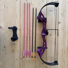 Bear Compound Kids Children’s Youth Compound Bow And 5 Arrows Archery