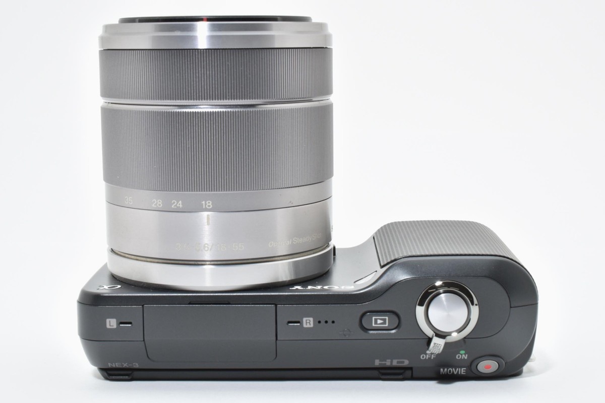 Exc++] Sony Alpha α NEX-3 Black 14.2 MP 18-55 Lens [Japanese