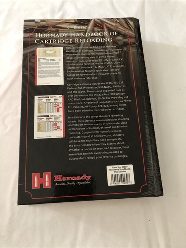 Hornady - Handbook Of Cartridge Reloading, HC 9th Edition - Foto 3 di 4