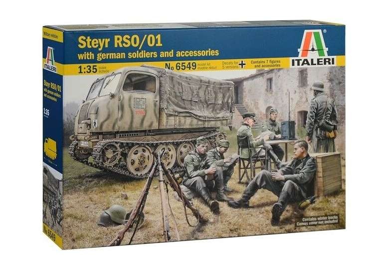 Italeri 6549 1/35 RSO/01 w/ German Soldiers and Accessories