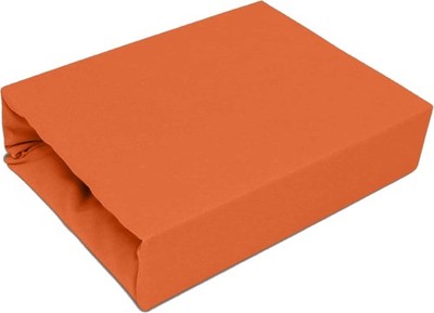Best for Kids Spannbettlaken 180x200 cm Baumwolle Jersey - Rostbraun - Oeko-Tex