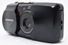 Olympus  mju Zoom Panorama Black Point  Shoot 35mm Film From Japan 770