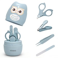 Baby Nail Kit, 4-in-1 Baby Nail Care Set with Cute Case, Baby Nail Clipper, S...