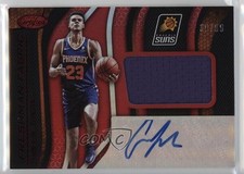 2019-20 Certified Freshman Fabric Signatures Red 39/99 Cameron Johnson Auto 1o2i