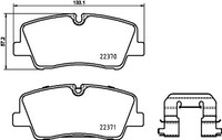 2X Brembo Bremsbelagsatz, Scheibenbremse P 30 085 FüR Hyundai