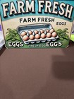 Farm Fresh Eggs Metal Sign 8x12 Great for Farmhouse Decor — photo 2