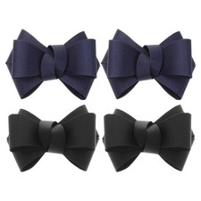 4pcs Bow Shoe Charms - Removable Bowknot Sandals Charms Embellishments -