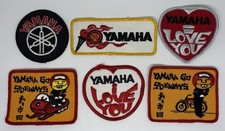 VTG 1970 Yamaha Motorcycle/ Snowmobile Patches, Set Of 6, Sew On