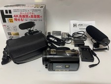 4K Video Camera SONY CMOS Sensor DV-AC3-2-BK w/ Remote, Microphone, Cables, Bag