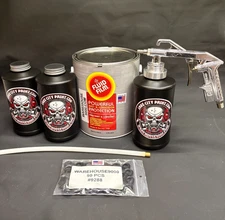 Gal. Fluid Film Amber, Semi Pro Gun, 1 Wand, 3 B Qt. Bottles, and 50 Rust Plugs