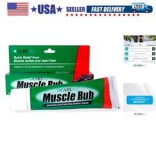 Muscle Rub Non-Greasy Cream 3.0 oz. Ultra Strength. Relief from Minor Aches a...