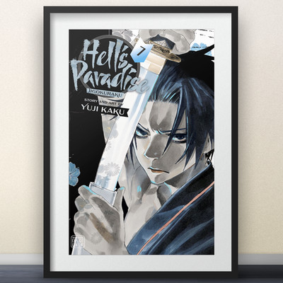 Hell's Paradise: Jigokuraku Volume 7 Cover Art - 11x17 Poster - Anime merch gift