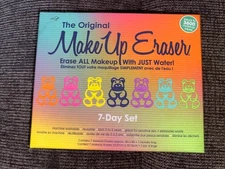 The Original MakeUp Eraser Gummy Bears 7 Day RETIRED Set with Laundry Bag New