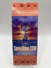 JOE MONTANA SIGNED REPLICA SUPER BOWL TICKET (BAS BECKETT COA)