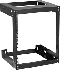 12U Wall Mount Rack Open Frame 19 Inch Server Equipment 2 Post Network Cabinet 1