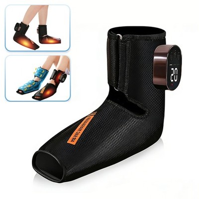 Foot and Ankle Massager with Heat Vibration Air Compression ,Muscle Relaxation