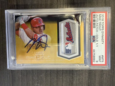 2018 Topps Dynasty Mike Trout Autograph Patches GOLD 1/1 PSA 9 MINT AP-MT5