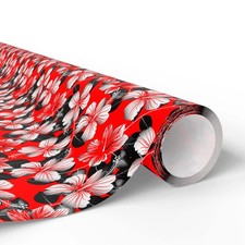 Floral Design 003 Wrapping Paper - Holiday Gift Wrapping Paper Roll